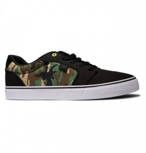 DC Anvil Canvas Essentials Herre Svarte Camouflage | 96152-IOZW