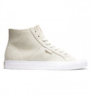 DC Manual Hi RT High Top Skate Skatesko Herre Brune | 17594-AGMT