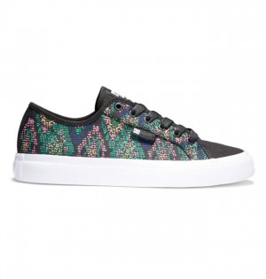 DC Manual LE Canvas Sneakers Dame Blå | 39571-NJQF