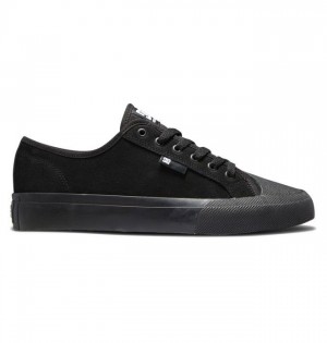 DC Manual RT S Suede Skate Sneakers Herre Svarte | 84309-AGXL