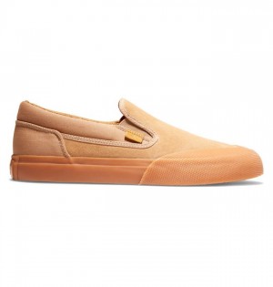 DC Manual RT Slip-On Skate Skatesko Herre Brune | 25109-ZPBX