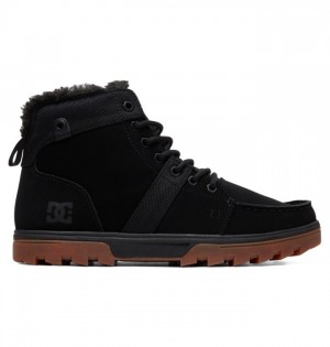 DC Woodland Boots Winter Boots Vinterstøvler Herre Svarte | 28065-VEFH