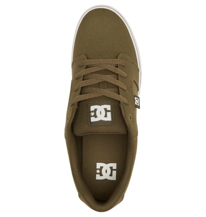 DC Anvil Canvas Essentials Herre Olivengrønne Hvite | 95718-PXUC