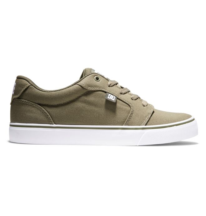 DC Anvil Canvas Essentials Herre Olivengrønne Hvite | 95718-PXUC