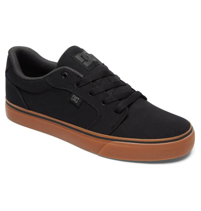 DC Anvil Canvas Essentials Herre Svarte | 06384-YKQN