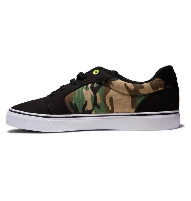 DC Anvil Canvas Essentials Herre Svarte Camouflage | 96152-IOZW