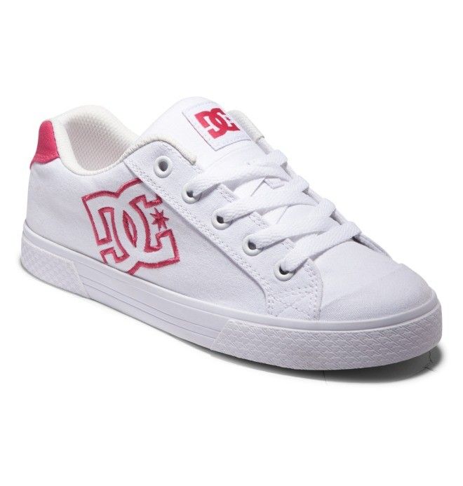 DC Chelsea Sneakers Dame Hvite Rosa | 01457-YSKX