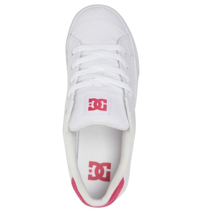 DC Chelsea Sneakers Dame Hvite Rosa | 01457-YSKX