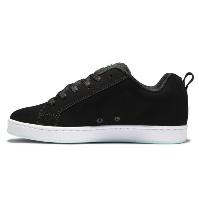 DC Court Graffik Sneakers Dame Svarte Grønn | 15740-RHWD