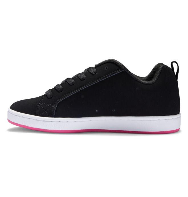 DC Court Graffik Sneakers Dame Svarte Rosa Rosa | 09654-GSVZ