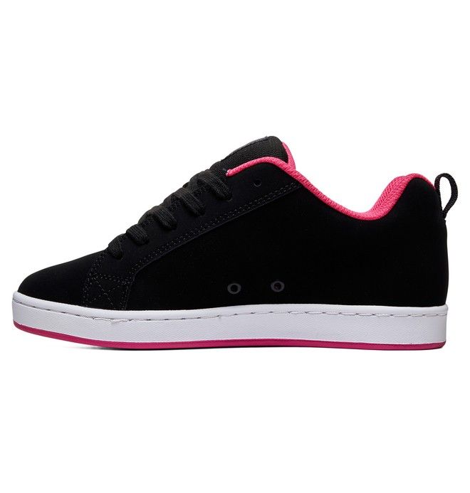 DC Court Graffik Sneakers Dame Svarte Rosa | 20468-BGIM