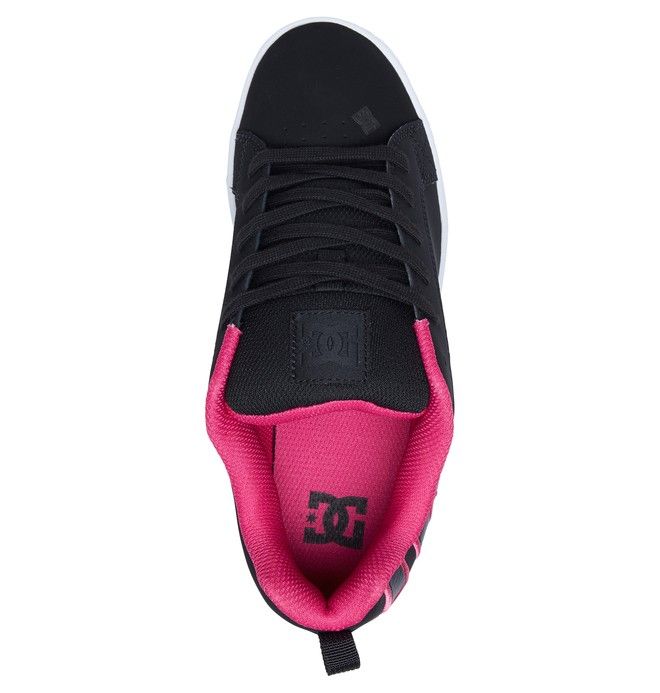 DC Court Graffik Sneakers Dame Svarte Rosa | 20468-BGIM