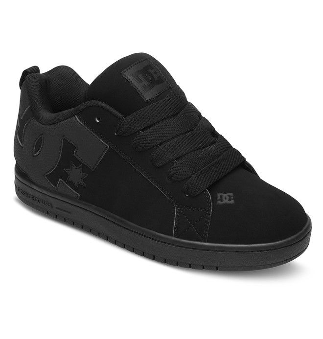 DC Court Graffik Sneakers Herre Svarte Svarte Svarte | 57328-QCKS