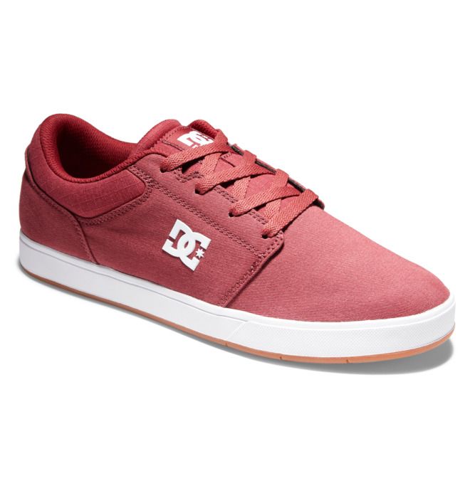 DC Crisis 2 Suede Skatesko Herre Rød | 68512-SGKN