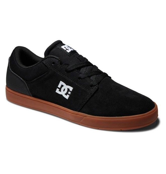 DC Crisis 2 Suede Skatesko Herre Svarte | 39105-KNXU