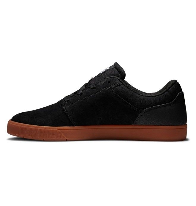 DC Crisis 2 Suede Skatesko Herre Svarte | 39105-KNXU