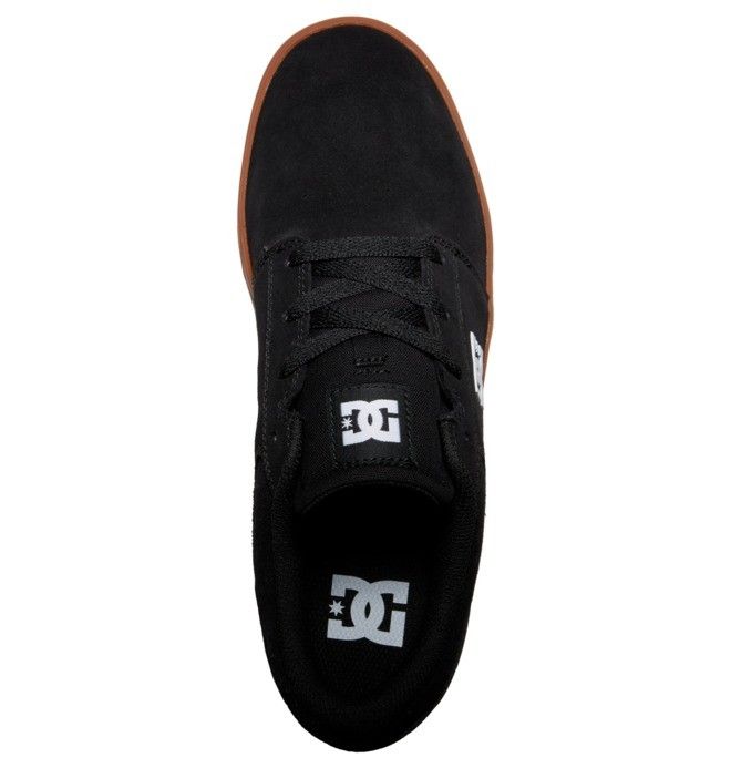 DC Crisis 2 Suede Skatesko Herre Svarte | 39105-KNXU