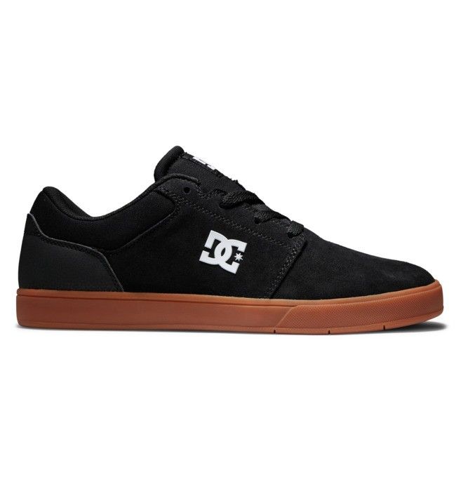 DC Crisis 2 Suede Skatesko Herre Svarte | 39105-KNXU