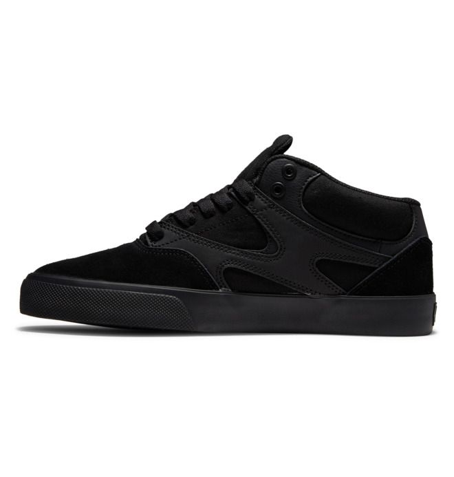 DC Kalis Vulc MID Mid-Top Skatesko Herre Svarte Svarte Svarte | 24150-BSUH