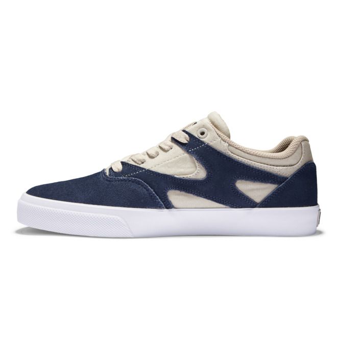 DC Kalis Vulc Skatesko Herre Marineblå Khaki | 69783-OQNT