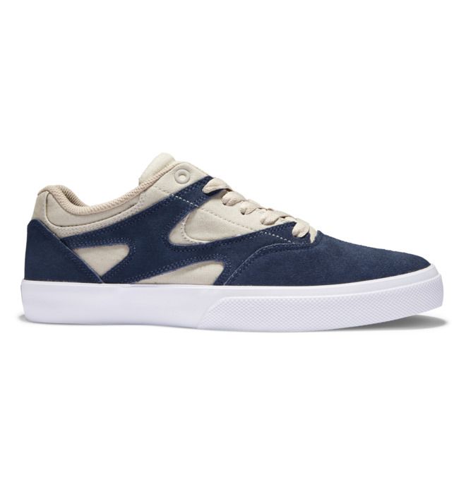 DC Kalis Vulc Skatesko Herre Marineblå Khaki | 69783-OQNT