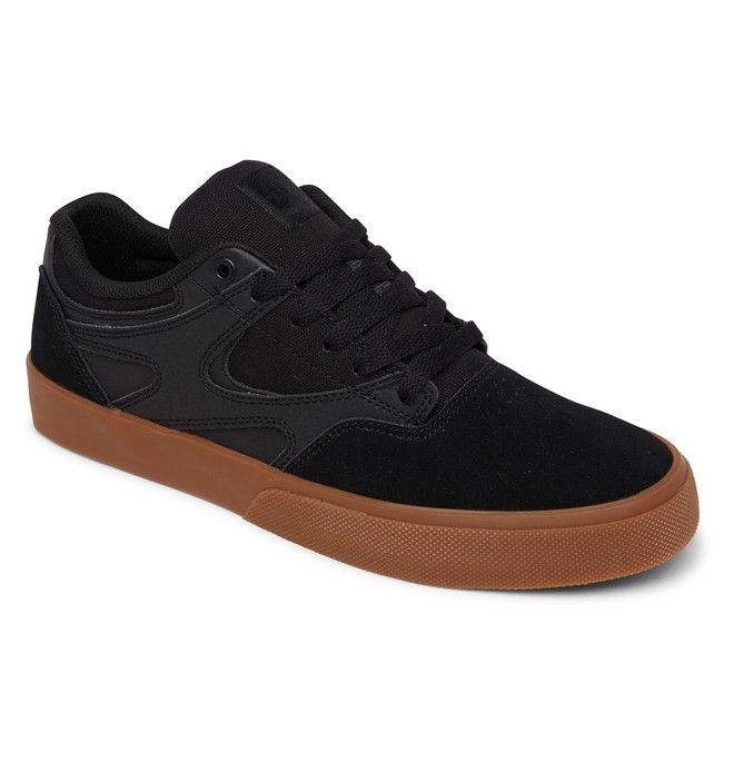 DC Kalis Vulc Skatesko Herre Svarte Svarte | 62375-GWLJ