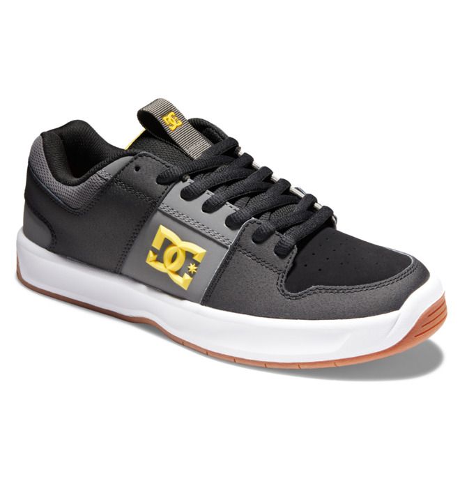 DC Lynx Zero Skate Sneakers Herre Svarte Grå Gul | 90675-YREZ