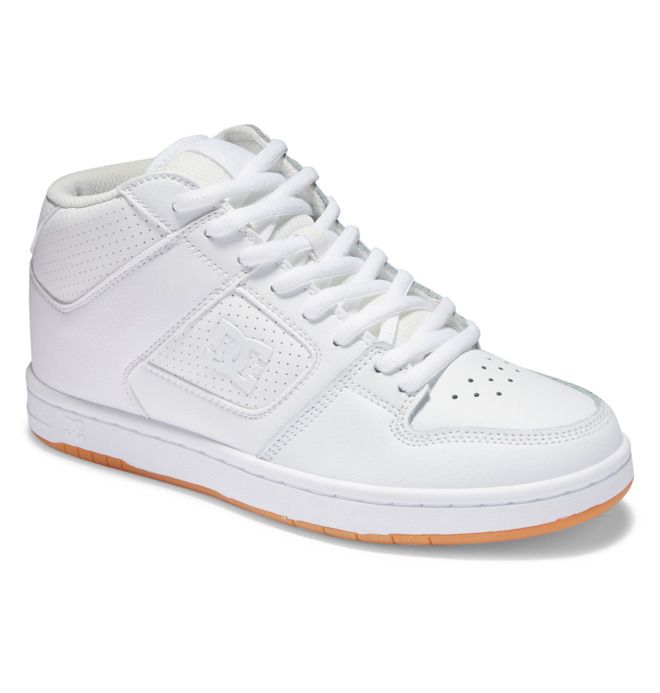 DC Manteca 4 MID Mid-Top Sneakers Dame Hvite | 70983-USNM