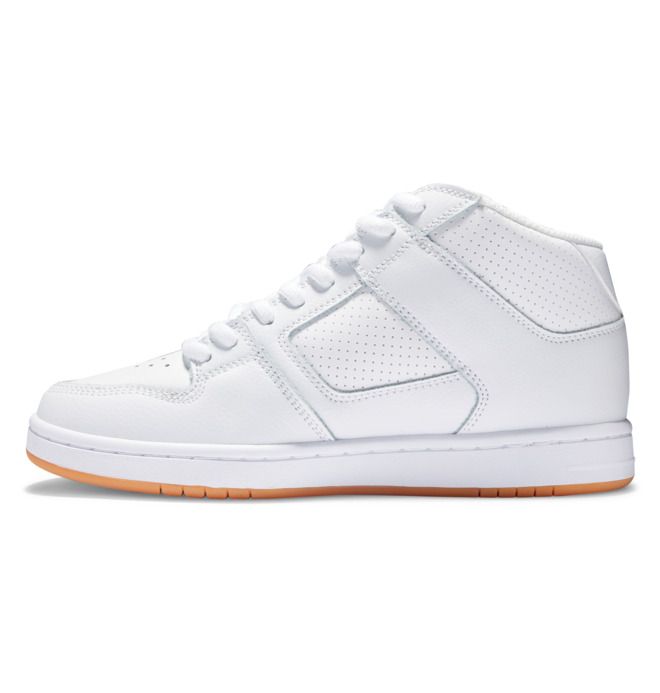 DC Manteca 4 MID Mid-Top Sneakers Dame Hvite | 70983-USNM