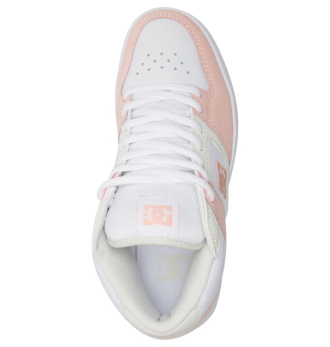 DC Manteca 4 MID Mid-Top Sneakers Dame Hvite Rosa | 23674-PAQM