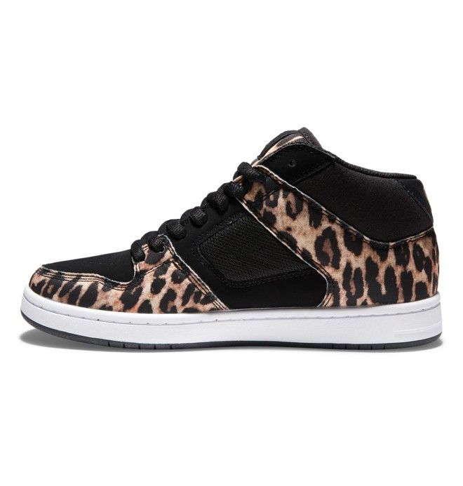 DC Manteca 4 MID Mid-Top Sneakers Dame Leopard | 58170-QFBA