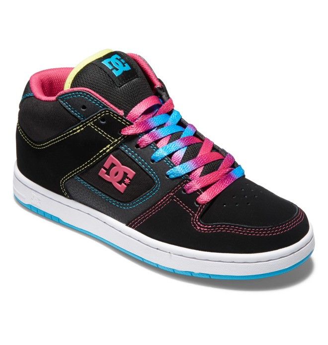 DC Manteca 4 MID Mid-Top Sneakers Dame Svarte Multicolor | 24180-CSQH