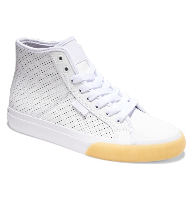 DC Manual HI High-Top Sneakers Dame Hvite | 95746-QOVW