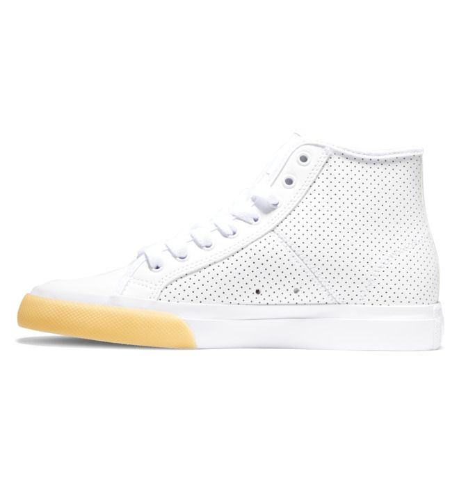 DC Manual HI High-Top Sneakers Dame Hvite | 95746-QOVW