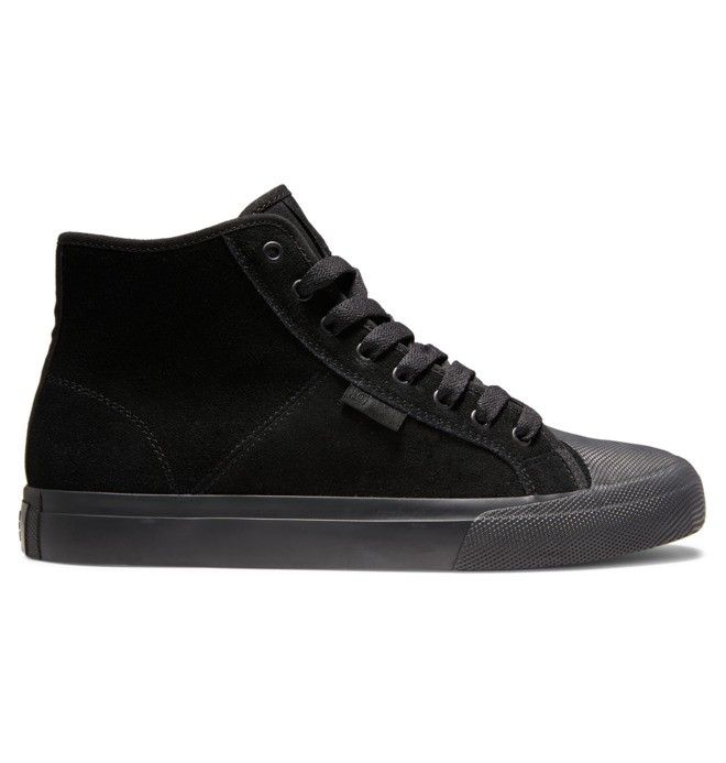 DC Manual Hi RT High Top Skate Skatesko Herre Svarte Svarte | 65730-BCMR