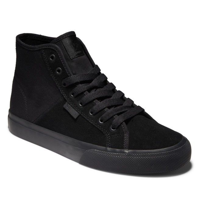 DC Manual High Top Suede Sneakers Herre Svarte Svarte Svarte | 63854-GTJZ