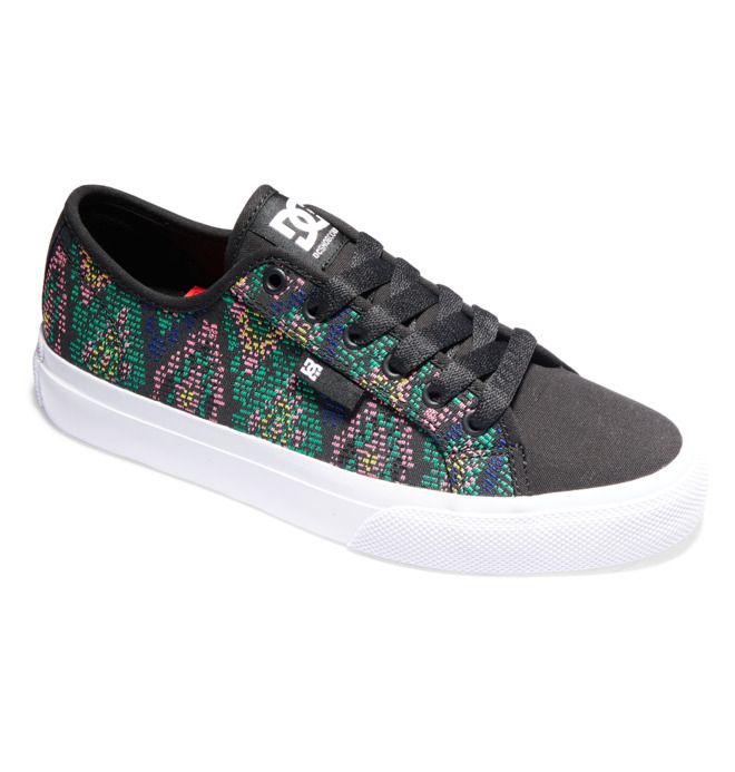 DC Manual LE Canvas Sneakers Dame Blå | 39571-NJQF