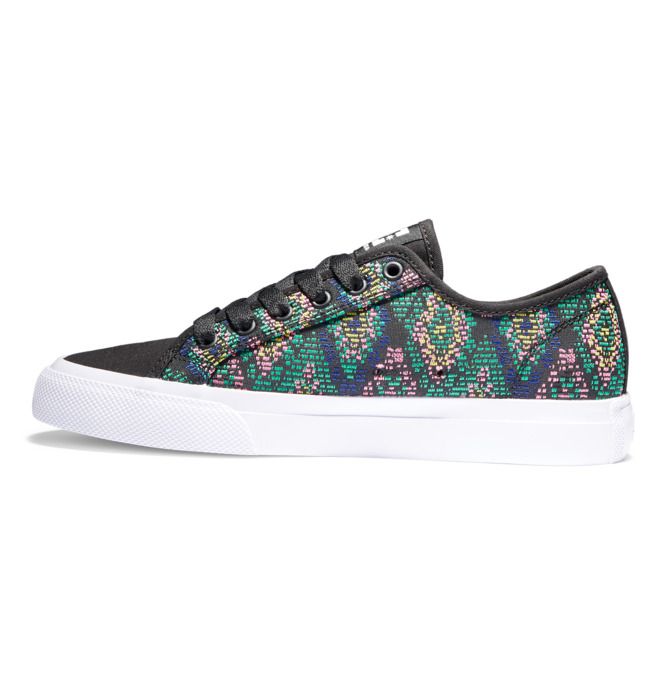 DC Manual LE Canvas Sneakers Dame Blå | 39571-NJQF