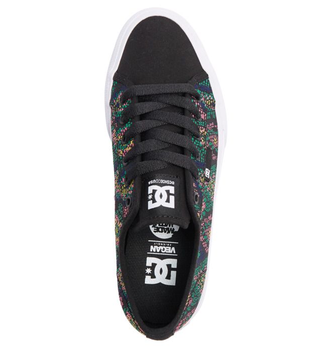 DC Manual LE Canvas Sneakers Dame Blå | 39571-NJQF