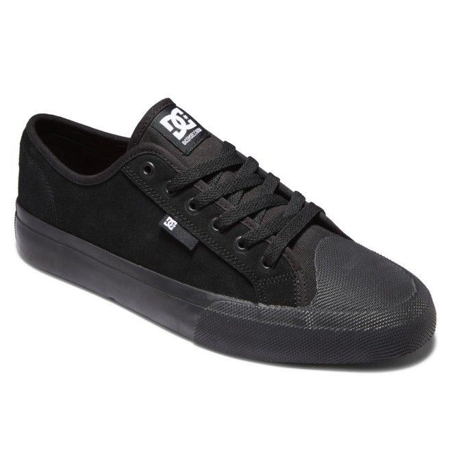 DC Manual RT S Suede Skate Sneakers Herre Svarte | 84309-AGXL