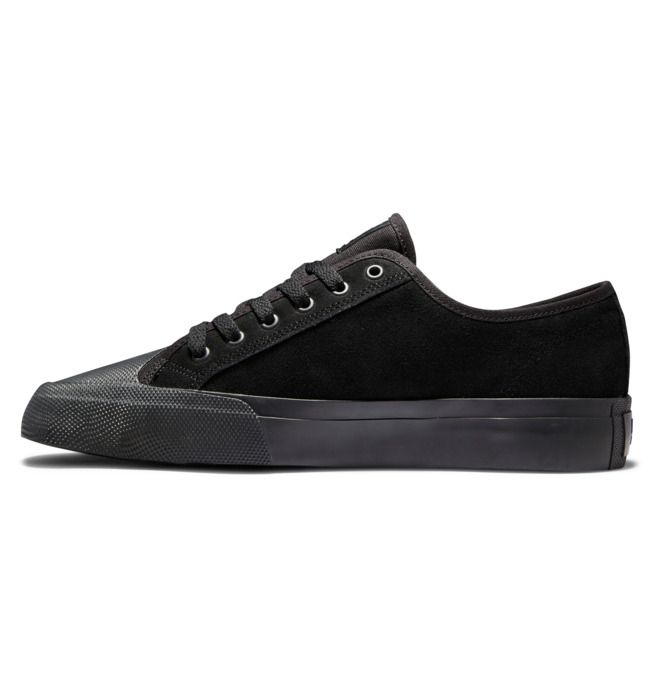 DC Manual RT S Suede Skate Sneakers Herre Svarte | 84309-AGXL