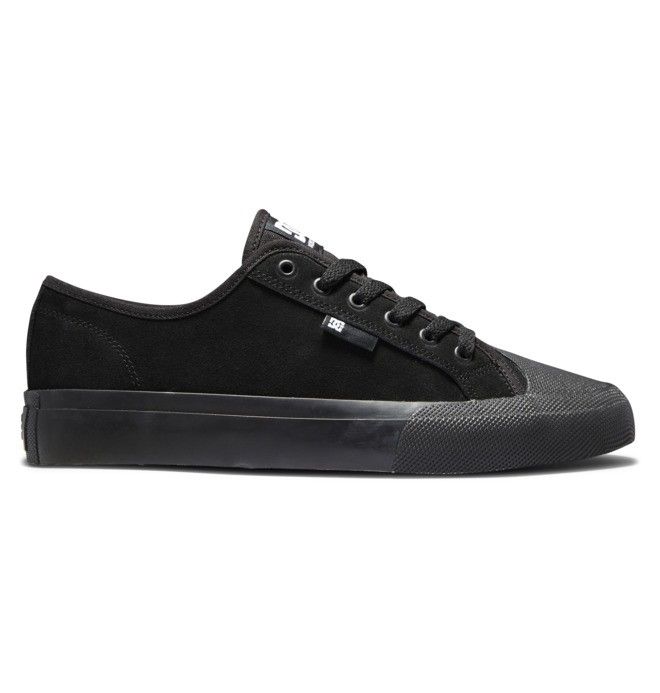 DC Manual RT S Suede Skate Sneakers Herre Svarte | 84309-AGXL