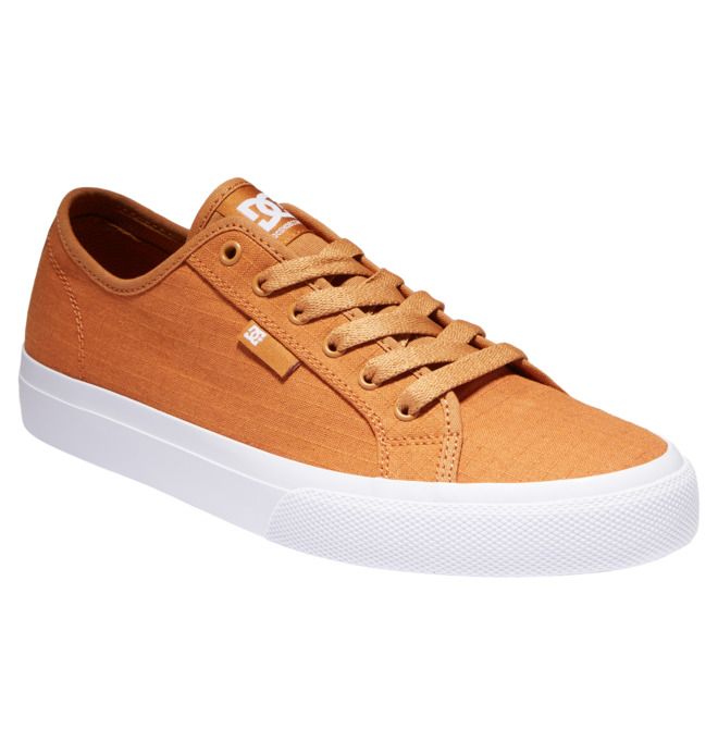 DC Manual SE Canvas Sneakers Herre Brune | 83194-VDXB