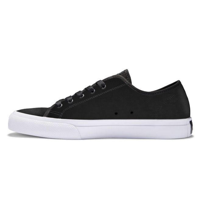 DC Manual SE Canvas Sneakers Herre Svarte Hvite Svarte | 46258-VSZC