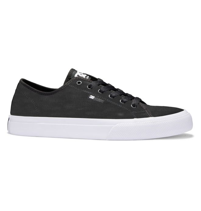 DC Manual SE Canvas Sneakers Herre Svarte Hvite Svarte | 46258-VSZC