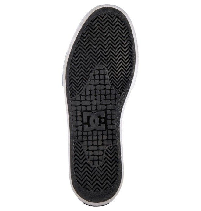 DC Manual Slip-On Slip On Herre Svarte Hvite | 85643-TLDW