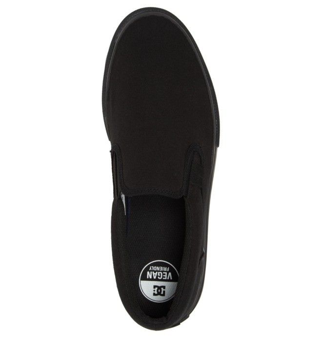 DC Manual Slip-On Slip On Herre Svarte Svarte Svarte | 91687-OGVR