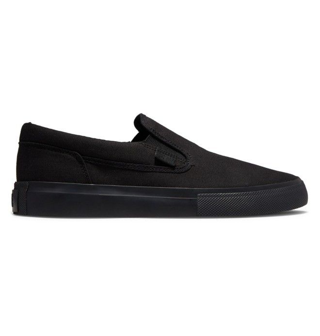 DC Manual Slip-On Slip On Herre Svarte Svarte Svarte | 91687-OGVR