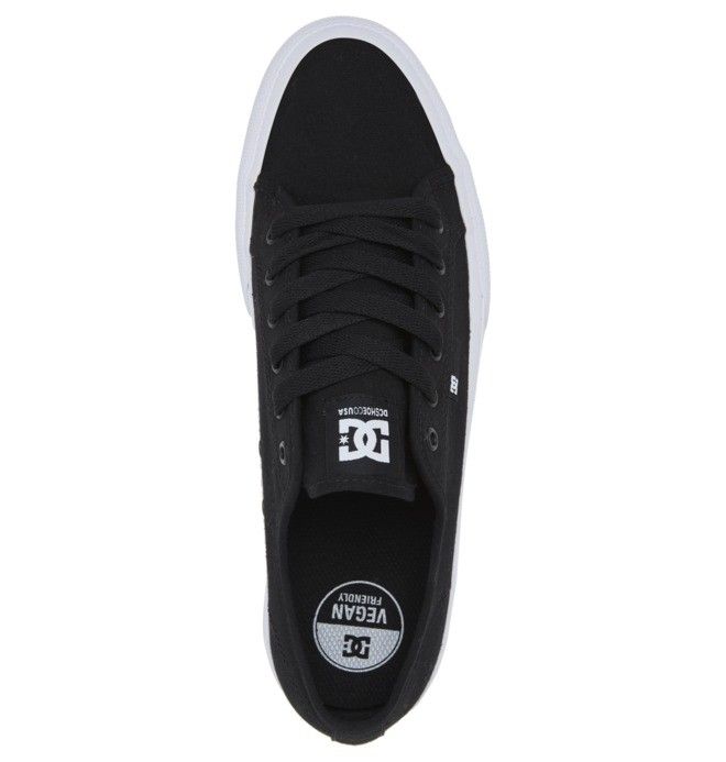 DC Manual Sneakers Herre Svarte Hvite | 47295-GEOT