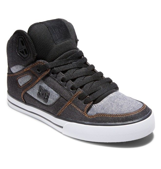 DC Pure High-Top Essentials Herre Svarte Svarte | 71230-JCHO